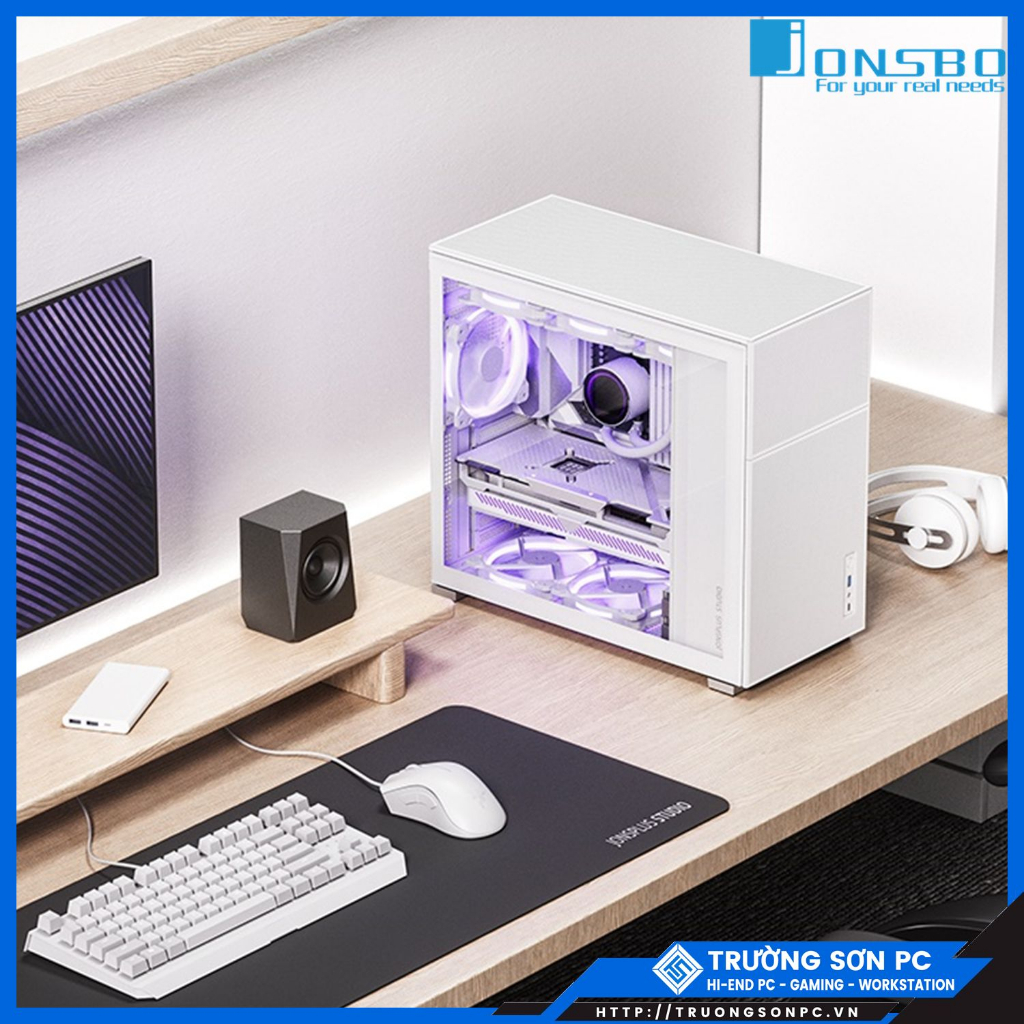 Vỏ CASE MÁY TÍNH JONSBO D41 MESH - MID TOWER | M-ATX/ ATX | Hàng Chính Hãng