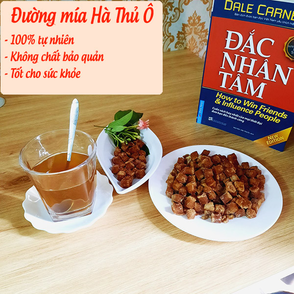 Đường Mía Hà Thủ Ô Nguyên Liệu Hoàn Từ Thiên Nhiên, Đường Nâu Tinh Luyện Giúp Đen Tóc Đẹp Da