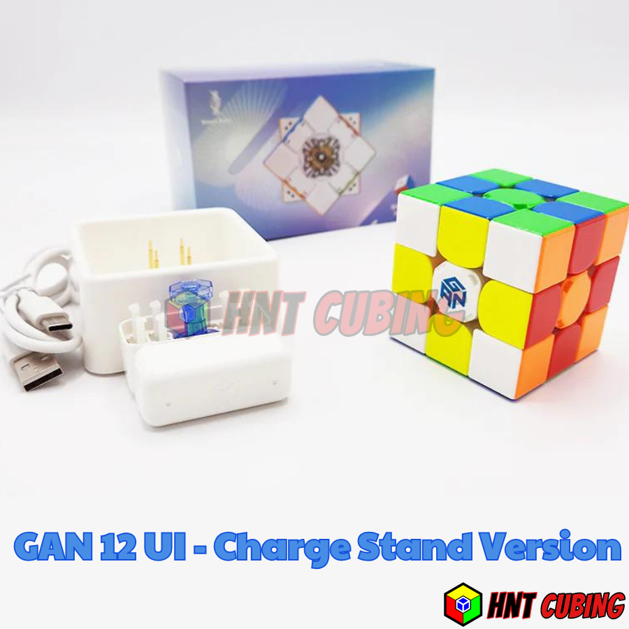 Rubik 3x3 Gan 12 UI FreePlay Smart Cube - Kết nối Bluetooth - HNT Cubing