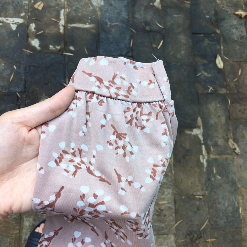 Váy thun hoa NoBrand