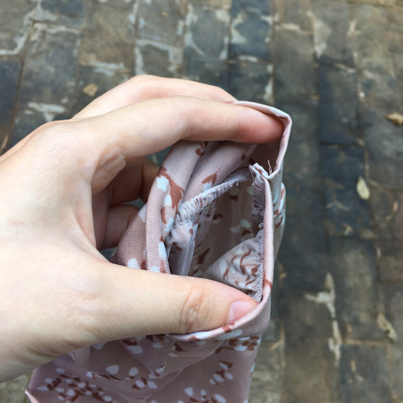 Váy thun hoa NoBrand