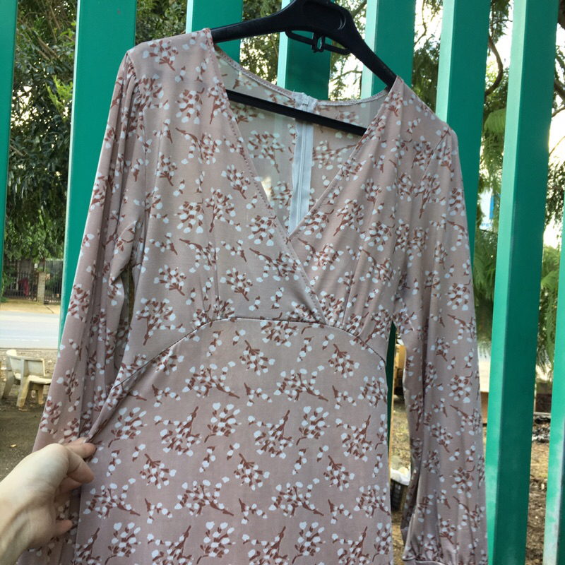 Váy thun hoa NoBrand