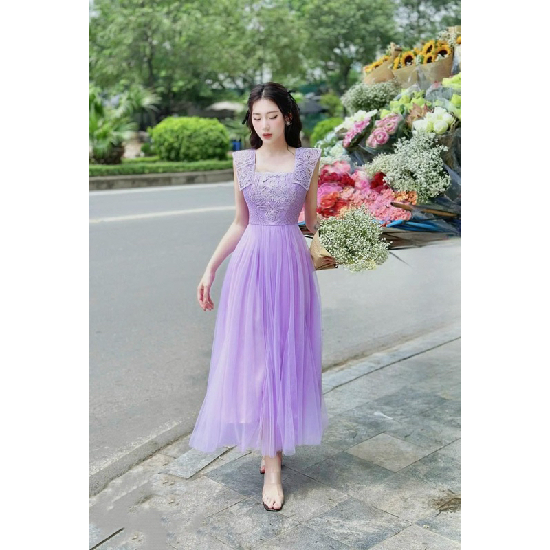 ĐẦM REN LƯỚI CAO CẤP TIỂU THƯ