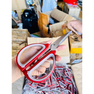 Kéo cắt thép không rỉ cán đỏ loại bén hình thật