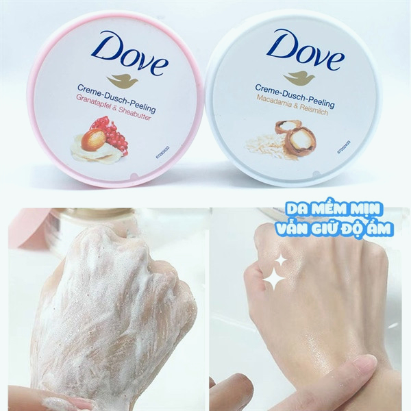 CHÍNH HÃNG 100%- Tẩy Tế Bảo Chết Toàn Thân DOVE Exfoliating Body Polish/ Tẩy Da Chết DOVE Body - bản Đức