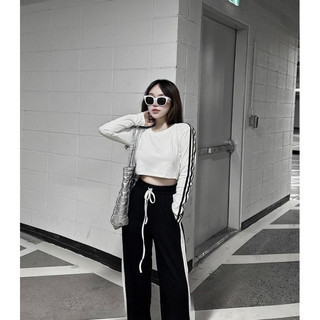 Bộ thể thao nữ 3 sọc DAS phong cách Basic dạo phố