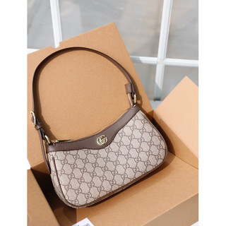 Túi kẹp nách GC Ophidia size 24cm lót da lộn fullbox