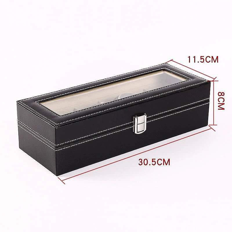 Hộp đựng đồng hồ bọc da PU cao cấp chống bụi