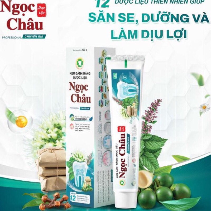 Kem đánh răng dược liệu Ngọc Châu chuyên gia