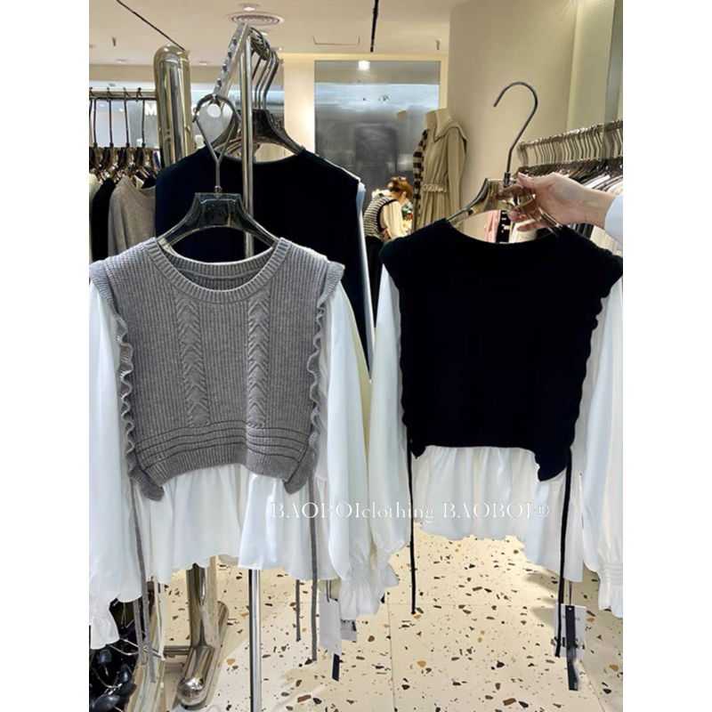 Áo thô phối len cánh tiên hot hit