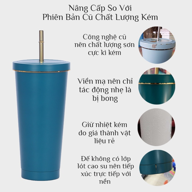 Bình giữ nhiệt Khắc Tên Rato Life Pastel 800ml, Ly Giữ Nhiệt inox 304, Cốc Nước Giữ Nhiệt Tặng túi, cọ rửa, Sticker