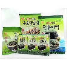 Thùng 72 gói x 4gr rong biển Samwon Hàn Quốc ăn liền
