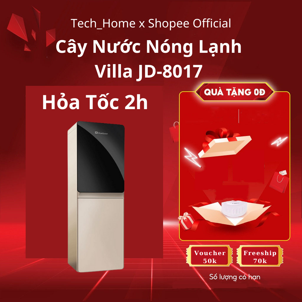 Cây nước nóng lạnh 3 chế độ Kaisa Villa JD-8017, máy lọc nước nóng lạnh phù hợp cho gia đình văn phòng bảo hành 12 tháng