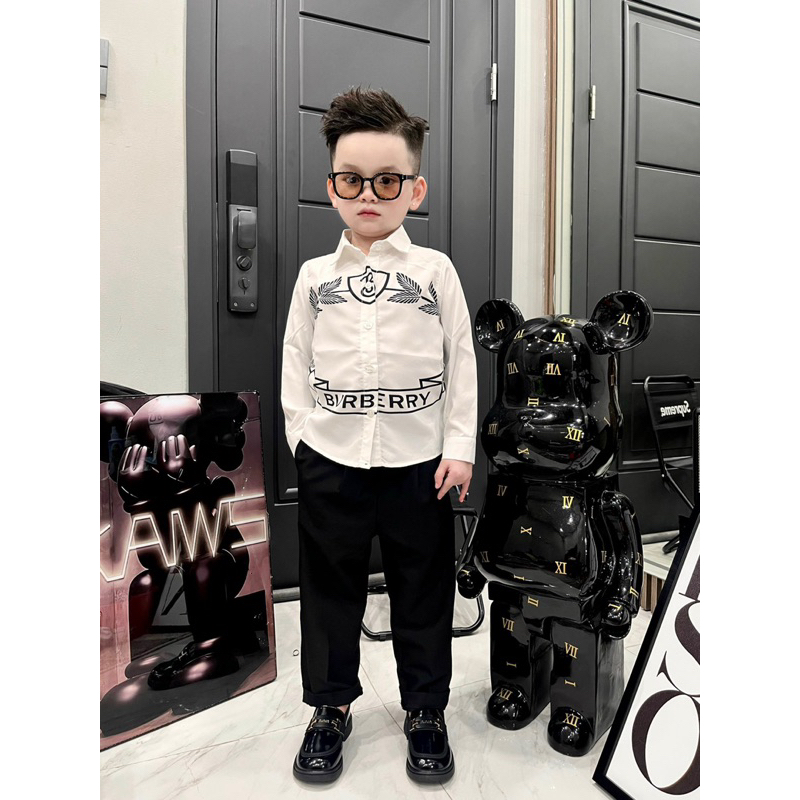 Sơ mi họa tiết BBR cho bé