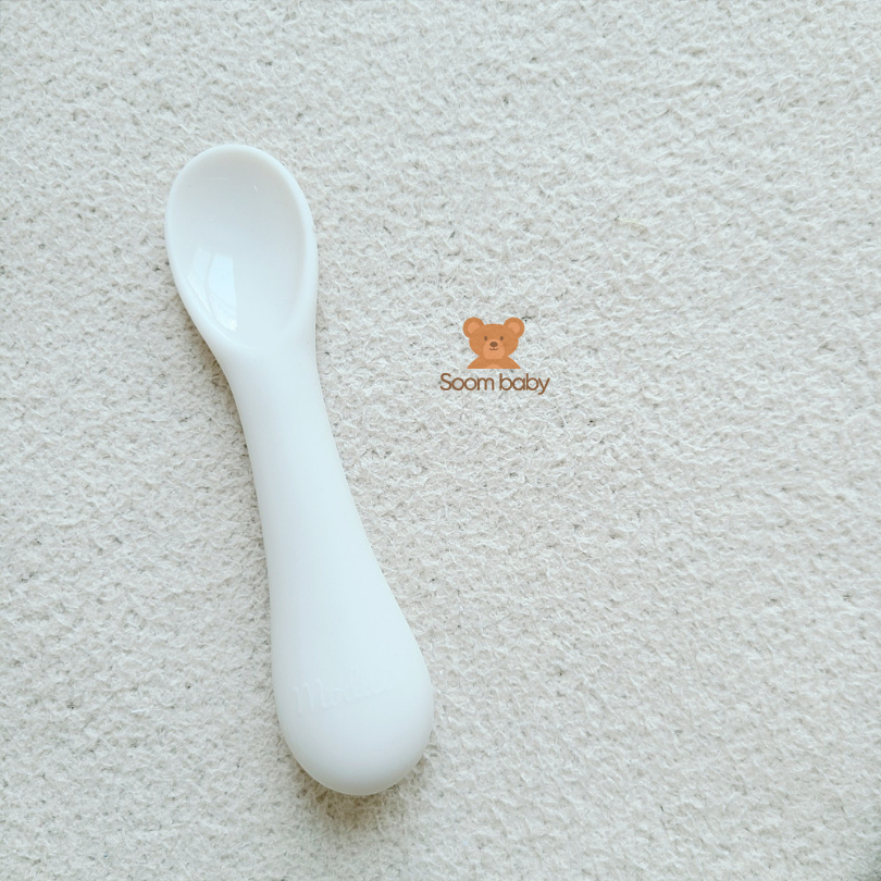 Thìa ăn dặm cho bé Bluemama Hàn Quốc silicone cao cấp, nhập khẩu chính hãng