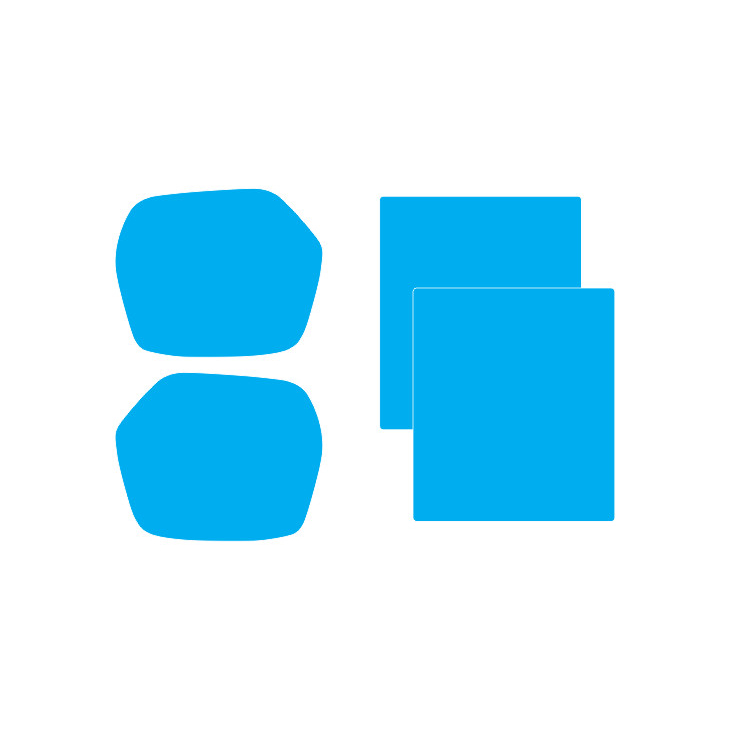 Tấm dán kính chống bám nước gương ô tô KIA SEDONA full size - AUTO6