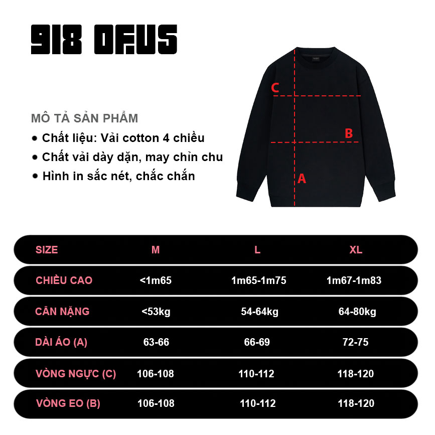 Áo sweater nỉ bông sttusy 20 mẫu unisex nam nữ form rộng chuẩn 918 Ofus