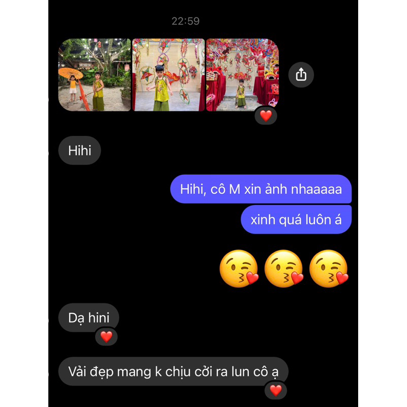 Yếm lụa T.Ơ T.Ằ.M thiết kế siêu đẹp cho bé