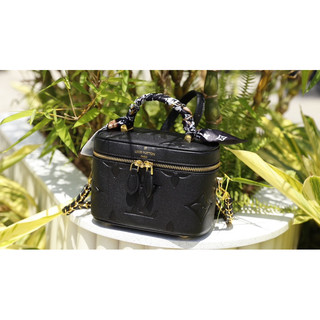 Túi LV Vanity da dê super size 19cm 2 màu fullbox 2 lớp