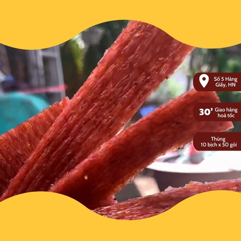 Snack Hương bò thơm cay Thiên Long gói 30g - Sỉ Ăn Văt