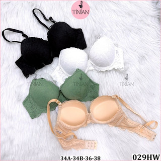 Áo lót ren nâng ngực TINIAN có gọng cao cấp đệm dày siêu nâng ngực 029HTW