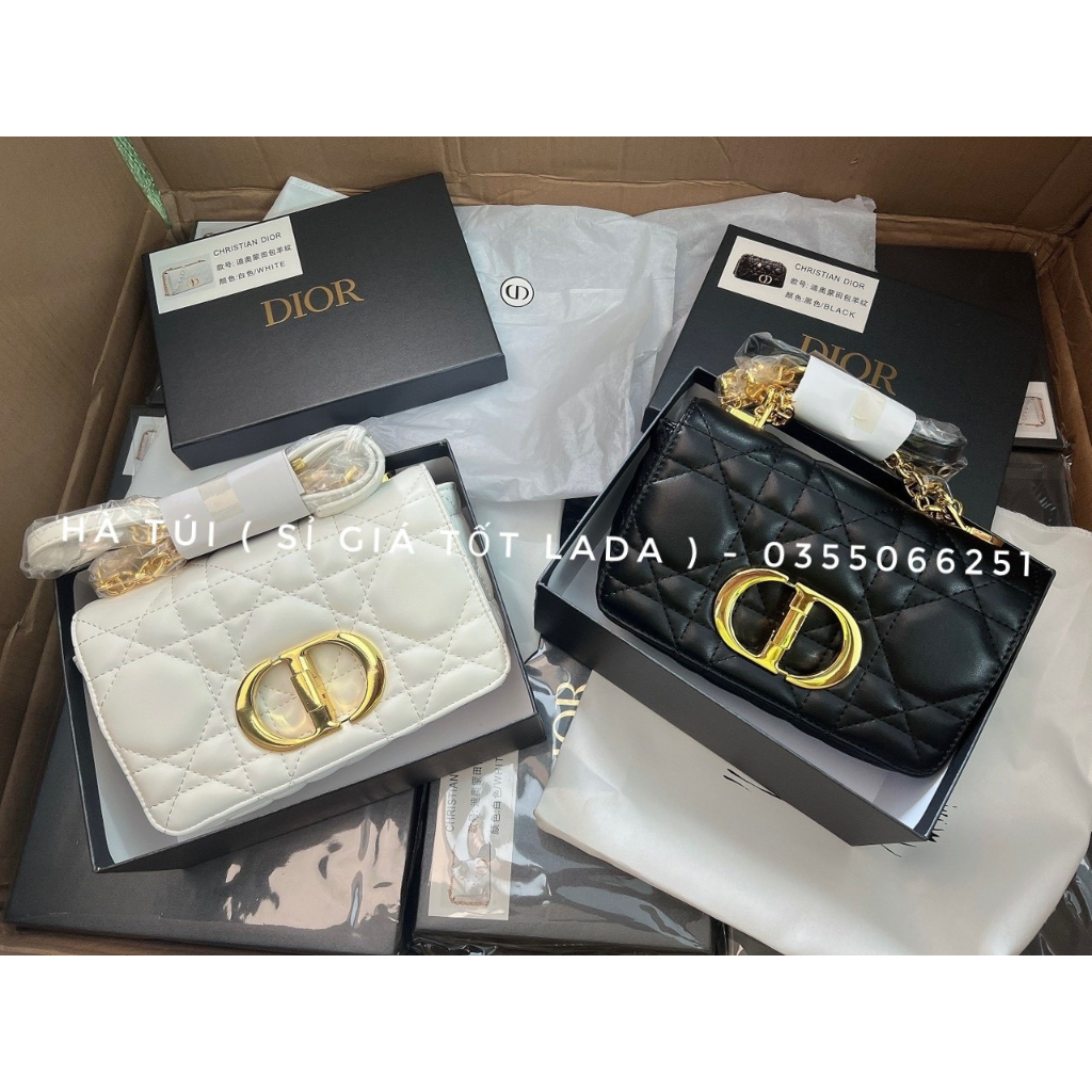 Túi nữ Đi ô CD trần ô trám mềm Loại 1