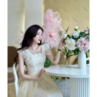 ĐẦM REN LƯỚI CAO CẤP TIỂU THƯ