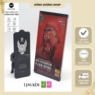 Kính Cường Lực KINGKONG Full Màn Chống Nhìn Trộm Chính Hãng Từ Iphone 7-15  chống nhìn trộm tốt nhất thời điểm hiện tại.