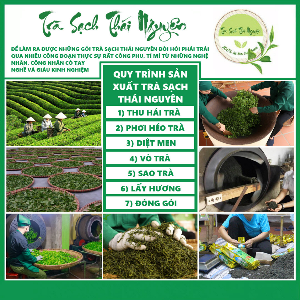 Trà Móc Câu Đặc Sản Thái Nguyên - Trà Ngon - Trà Sạch - gói 100g -  - Trà Thái Nguyên