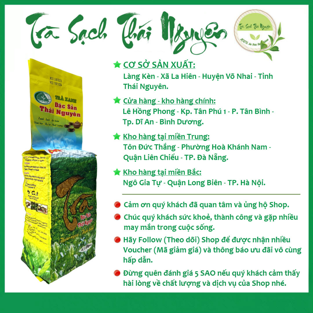 Trà Móc Câu Đặc Sản Thái Nguyên - Trà Ngon - Trà Sạch - gói 100g -  - Trà Thái Nguyên