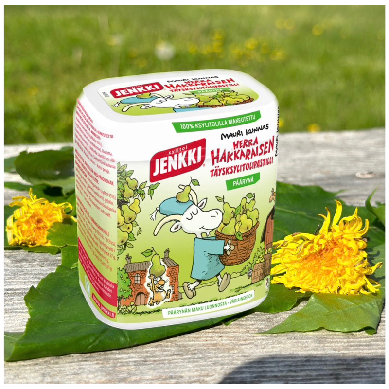 Kẹo chống sâu răng hakkaraisen ngừa sâu răng, ngừa mảng bán răng Vị dâu,lê, việt quất 55g/90v