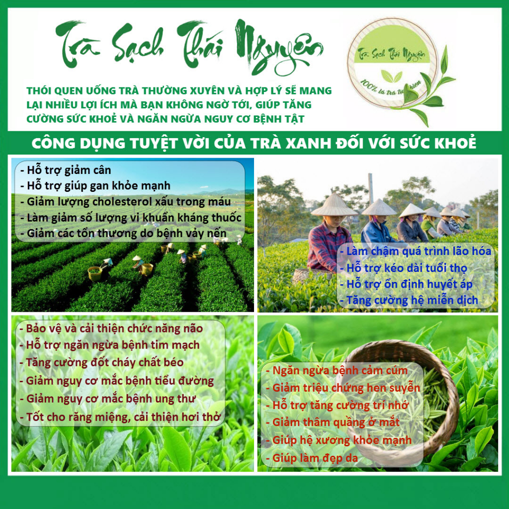 Trà Mộc Đặc Sản Thái Nguyên - Trà Ngon - Trà Sạch - gói 100g -  - Trà Thái Nguyên