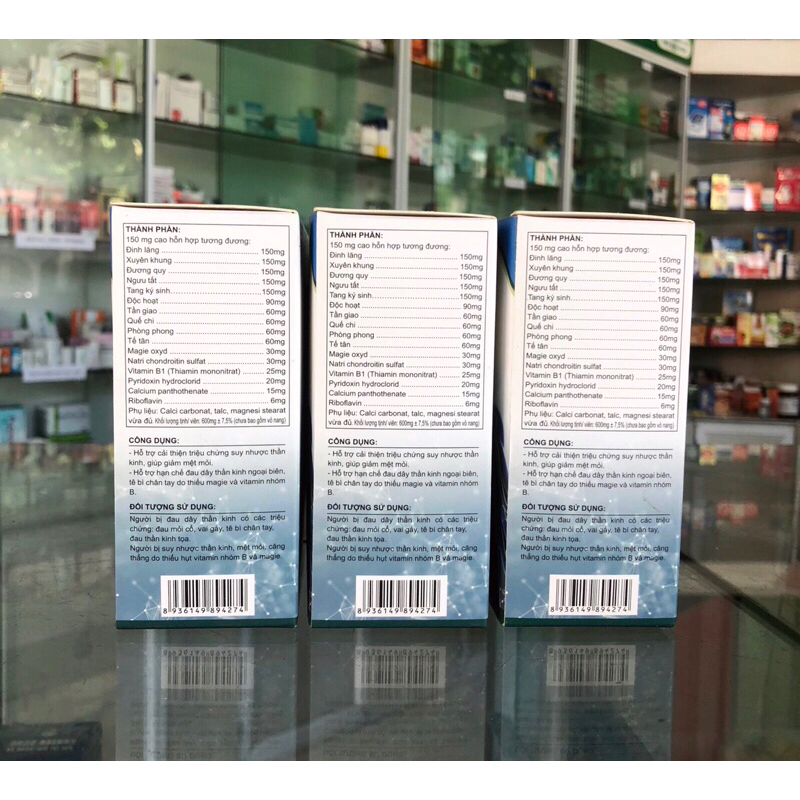 ✅NEUGIMIN-Giảm tê bì chân tay,đau mỏi vai gáy