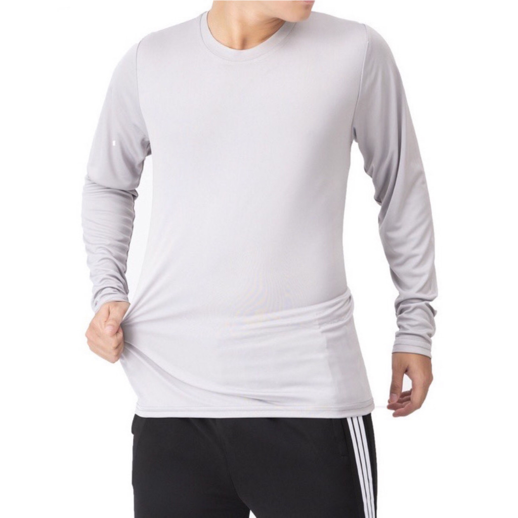 Áo giữ nhiệt thể thao nam , Áo thun nam tay dài màu sắc trẻ trung năng động