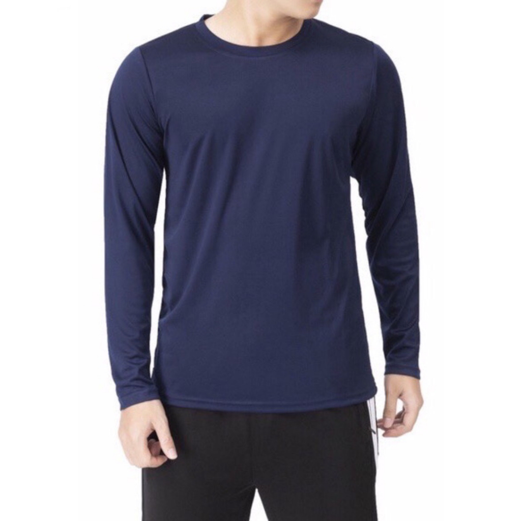 Áo giữ nhiệt thể thao nam , Áo thun nam tay dài màu sắc trẻ trung năng động