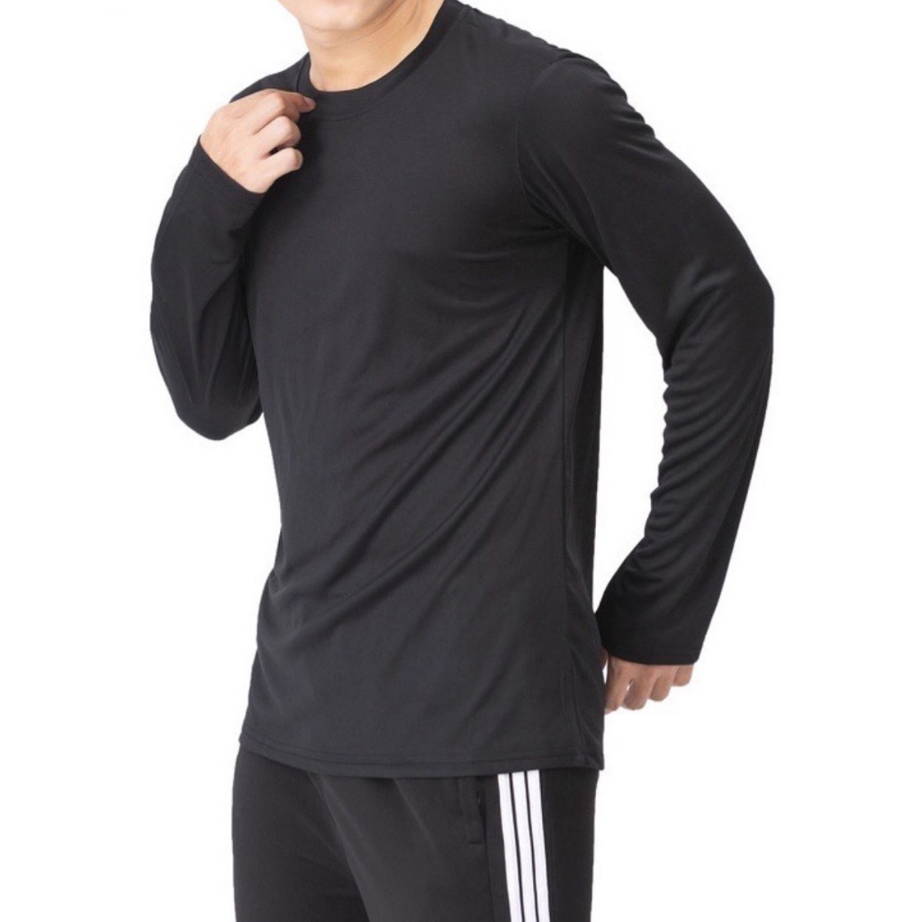 Áo giữ nhiệt thể thao nam , Áo thun nam tay dài màu sắc trẻ trung năng động