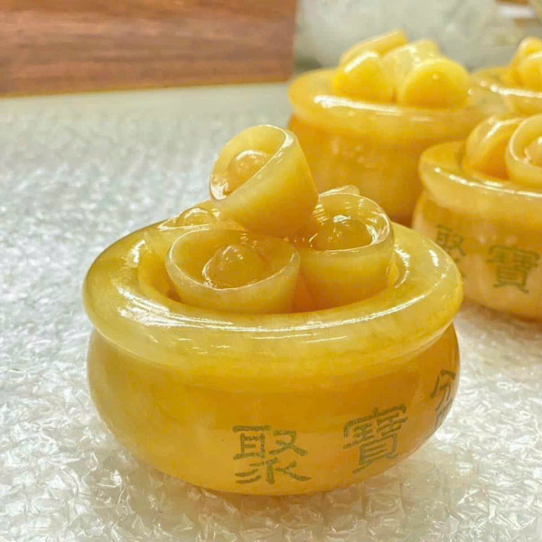 Bát Tụ Bảo Vàng Ngọc Hoàng Long