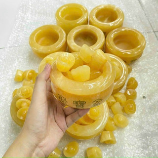 Bát Tụ Bảo Vàng Ngọc Hoàng Long