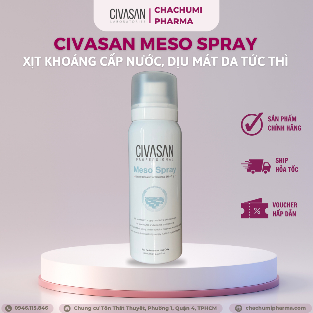 Xịt Khoáng Civasan Meso Spray 60ml