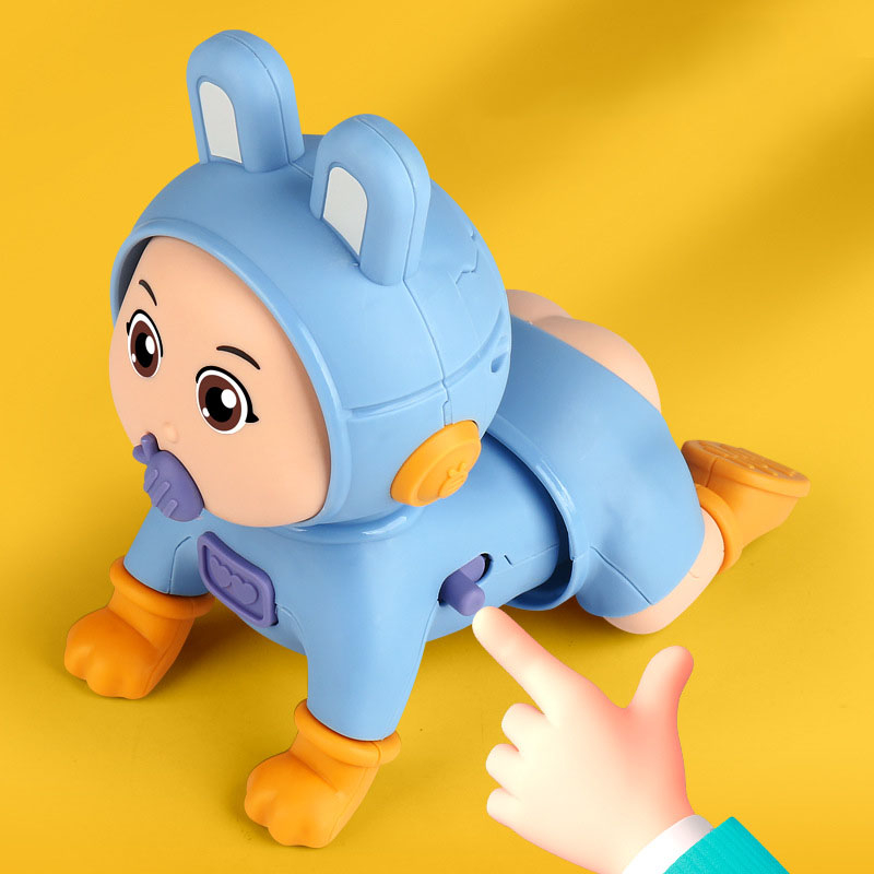 Đồ chơi trẻ em, bé baby biết bò cho bé, có nhạc và đèn vui nhộn