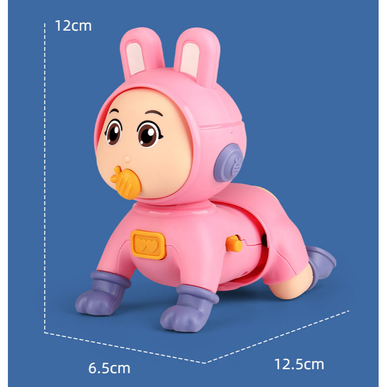 Đồ chơi trẻ em, bé baby biết bò cho bé, có nhạc và đèn vui nhộn