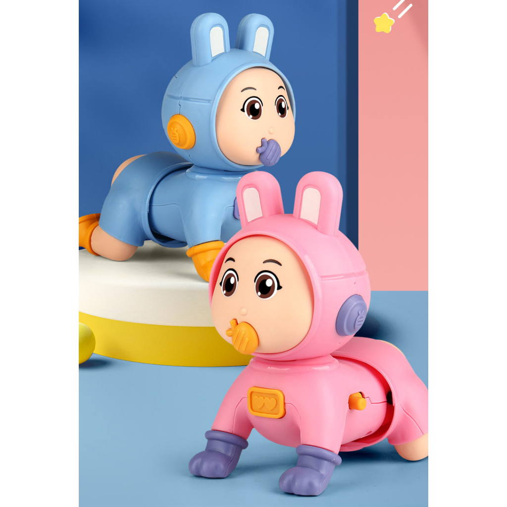 Đồ chơi trẻ em, bé baby biết bò cho bé, có nhạc và đèn vui nhộn