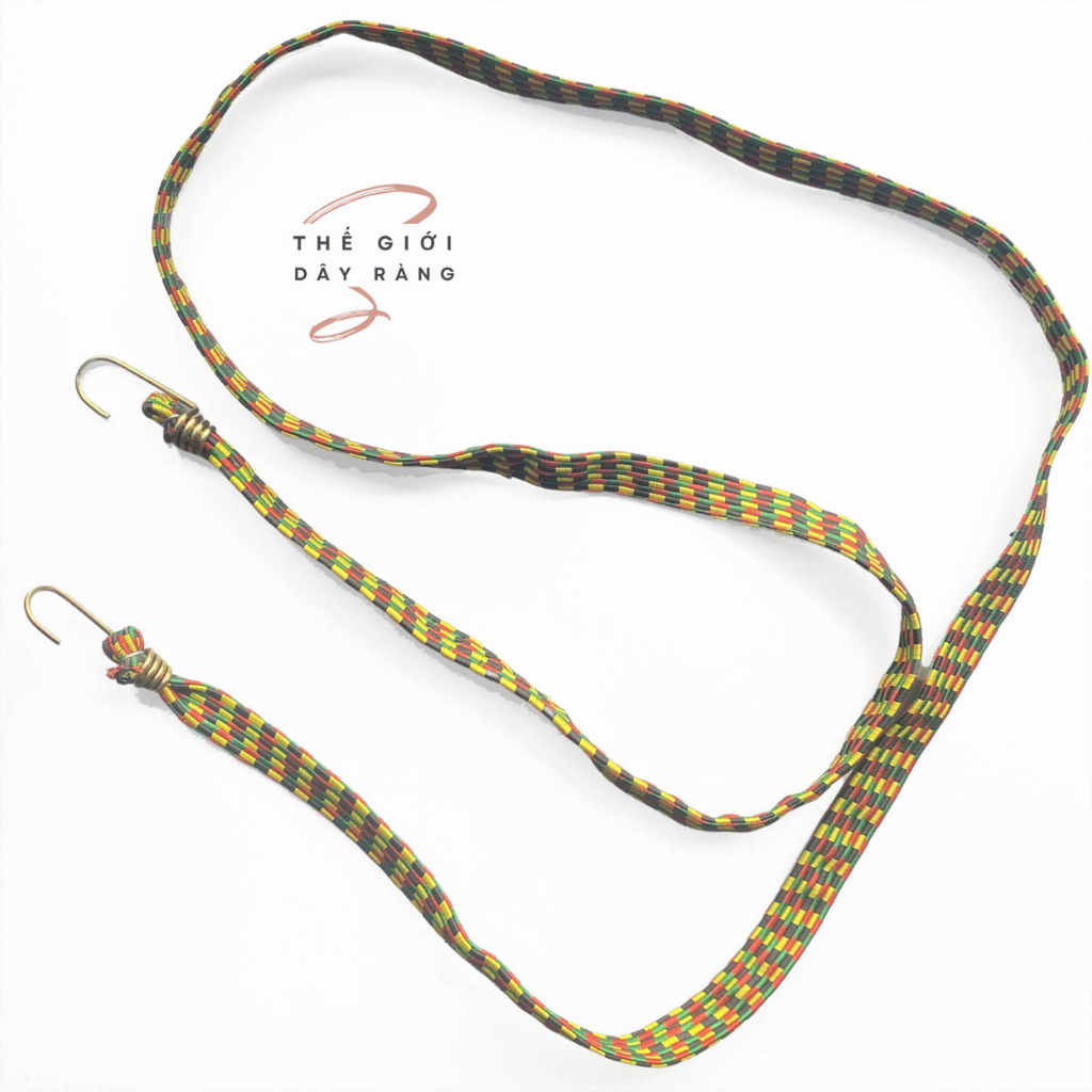 ✅Dây ràng dẹp bông Thái Lan co giãn tốt, dây chun - thun cột đồ buộc chằng hàng xe máy, bảo hành 2 năm, dài từ 1,8➡8M