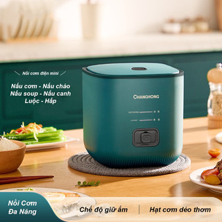 Nồi cơm điện mini chống dính đa năng công suất 200w, dung tích 1,2 lít