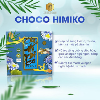 Thực phẩm cacao tăng cân The Bitter Cacao Choco Himiko mẫu mới 2023 hộp 20 gói x30g hỗ trợ tăng cân nhanh chóng