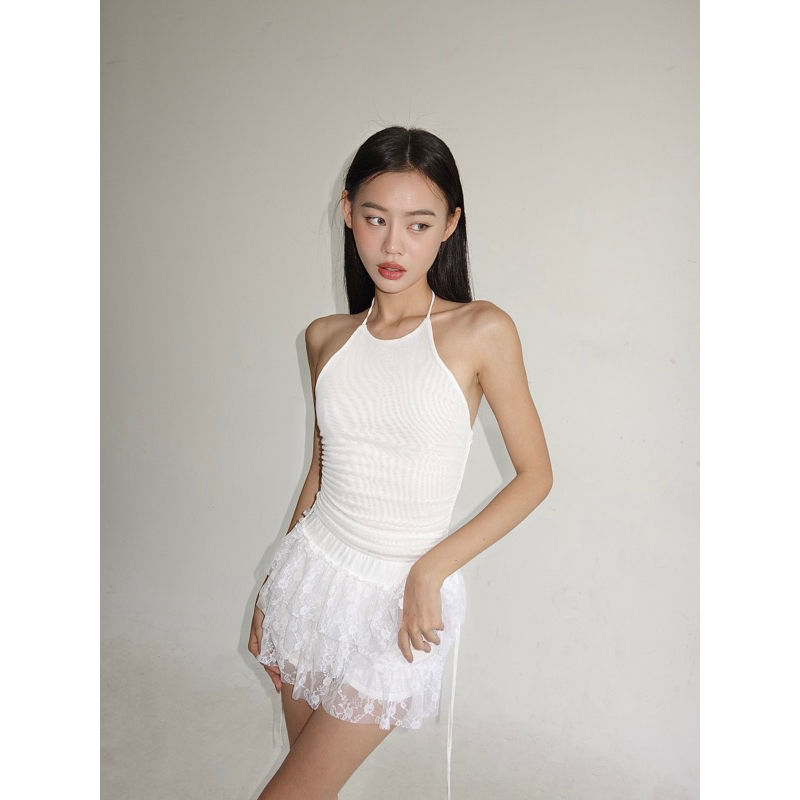 KIO MINISKIRT HEALING | VÁY QUẦN NGẮN TẦNG REN