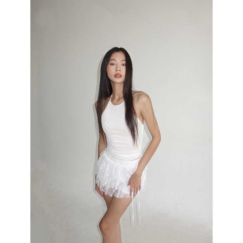 KIO MINISKIRT HEALING | VÁY QUẦN NGẮN TẦNG REN