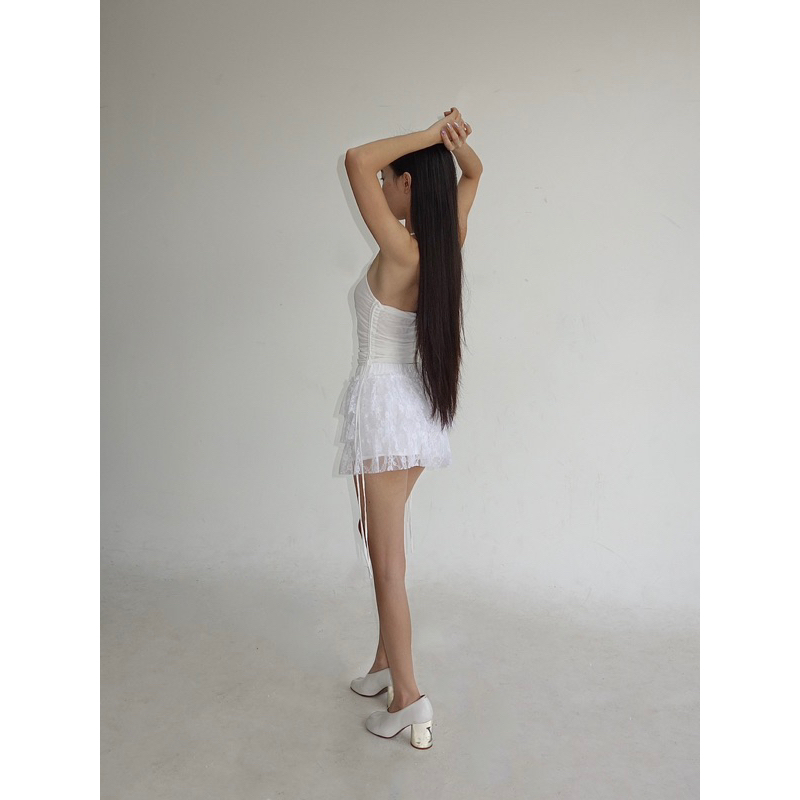 KIO MINISKIRT HEALING | VÁY QUẦN NGẮN TẦNG REN