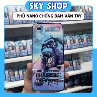 Kính Cường Lực Iphone KINGKONG Xanh Full Màn 6/6s/6plus/7/7plus/8/8plus/x/xr/xs/11/12/13/14/15/pro/max/plus [KK Xanh]