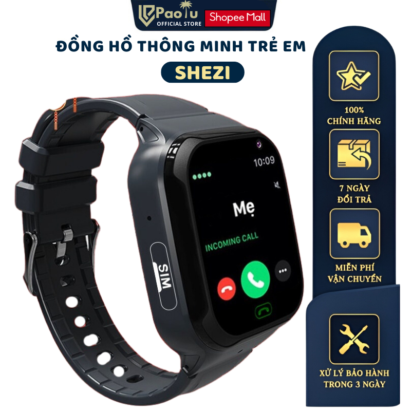 Đồng Hồ Thông Minh Định Vị Trẻ Em Lắp Thẻ Sim Nghe Gọi Video Call Chống Nước Cho Bé Trai Bé Gái Paolu WATCH KIDS BH 1 1 | BigBuy360 - bigbuy360.vn